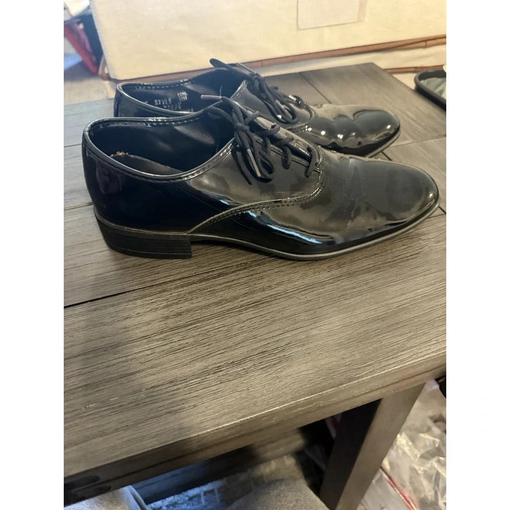 Classic Formal Oxford Men's Shoes Size 8.0 M, Black Patent